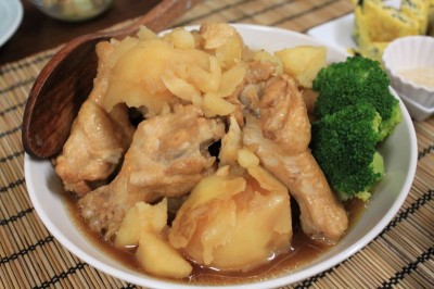 手羽元とじゃがいものさっぱり煮